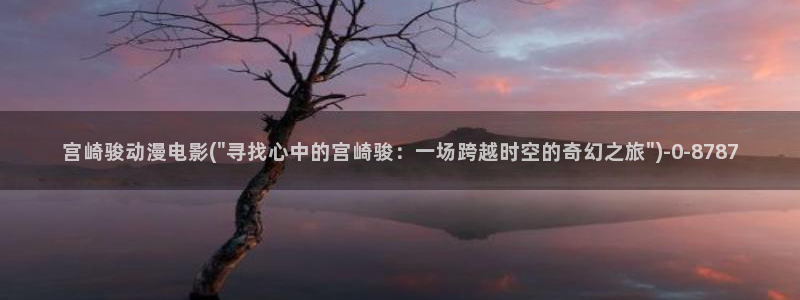怡萱动漫：宫崎骏动漫电影(\